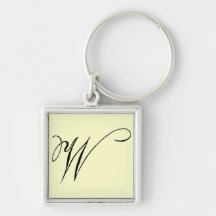'W' Monogram - Keychain