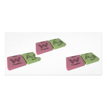 Wag as W Tungsten and Ag Silver Rack Card