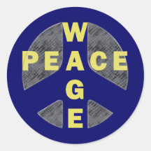 Wage Peace Sticker
