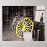 Wagon Wheel House Poster Print