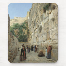 Wailing Wall by Gustav Bauernfeind Mousepad
