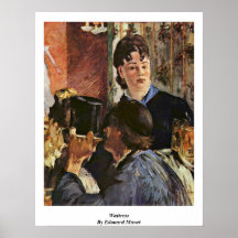 Waitress By Edouard Manet Posters