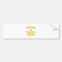 Wake Up Happy ... Sleep With Software Engineer Bumper Sticker