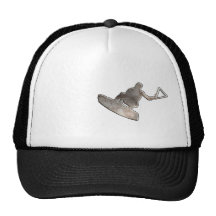 Wakeboarder; Cool Black Mesh Hat