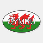 Wales CYMRU Euro Sticker