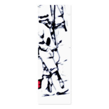 Walking Bookmark Business Card Templates