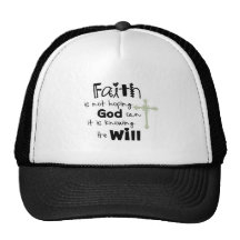 walking in faith mesh hats