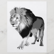 Walking Lion Full Color Flyer