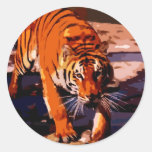 Walking Tiger Sticker