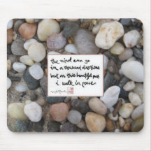 walkingMeditationSign Mouse Mats