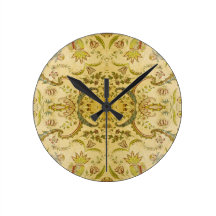 wall clock, retro, vintage