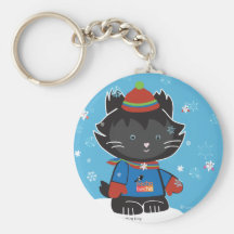 Walter Mitty Kitty Key Chain
