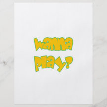 Wanna Play? Full Color Flyer