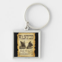 Wanted dead and alive.  Schroedinger's cat. Key Chains