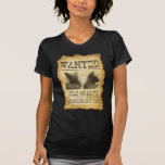 Wanted dead and alive.  Schroedinger's cat. Tee Shirts