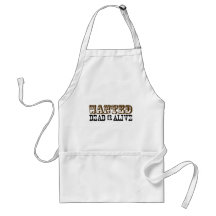 Wanted Dead Or Alive Apron