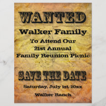 Wanted Poster Full Color Flyer