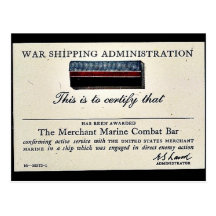 War Shipping Administration Post Cards