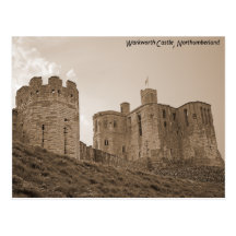 Warkworth Castle Post Card