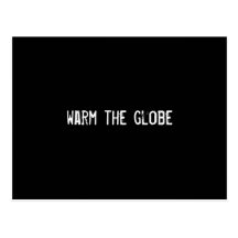 warm the globe postcards