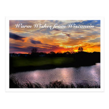 Warm Wishes from Wisconsin Post Cards