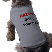 WARNING pet clothing