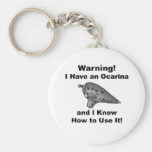Warning! I Have an Ocarina Keychains