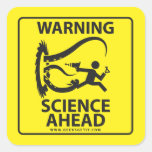 WARNING! SCIENCE AHEAD! STICKERS