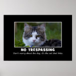 Warning to All Trespassers and Solicitors [XL] Posters