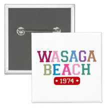 Wasaga Beach 1974 Buttons