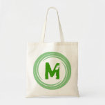 Washed Away! Green Monogram Bag