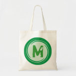 Washed Away! Green Monogram Bag