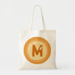Washed Away! Orange Monogram Bag