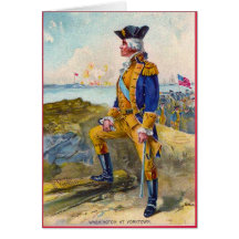 Washington at Yorktown Card