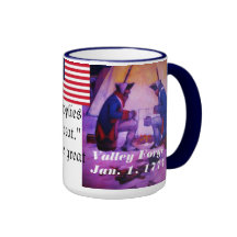 WASHINGTON' CENTURIES AT VALLEY FORGR MUGS