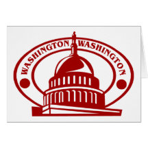 Washington DC Greeting Card