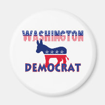 Washington Democrat Fridge Magnet
