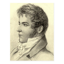 Washington Irving Portrait Postcard