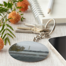 Washington Monument Across The River Key Chains