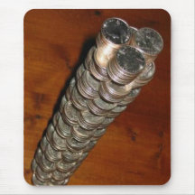 Washington Quarter Stack Mouse Pad