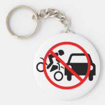 Watch Out For Motorcycles Keychain
