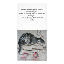 Watching you dance personalised photo card