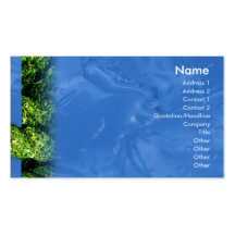Water and Grass - Business Business Card Template
