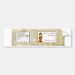 Water Bottle Label Geisha Bumper Sticker
