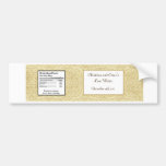 Water Bottle Label Moroccan Party Bumper Stickers