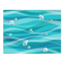 Water Bubbles Post Cards