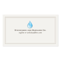 Water Drop Business Card