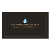 Water Drop Business Card