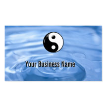 Water Drop Yin Yang Business Card