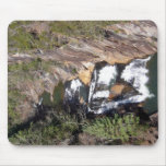Water flowing between the rocks mousepad